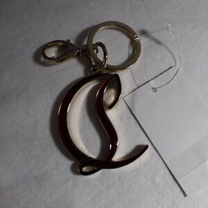 NEW Christian Louboutin CL Logo Keyring Bag Charm